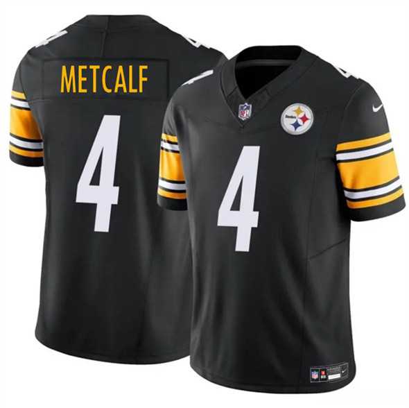 Men & Women & Youth Pittsburgh Steelers #4 DK Metcalf Black 2024 F.U.S.E. Vapor Untouchable Limited Stitched Jersey